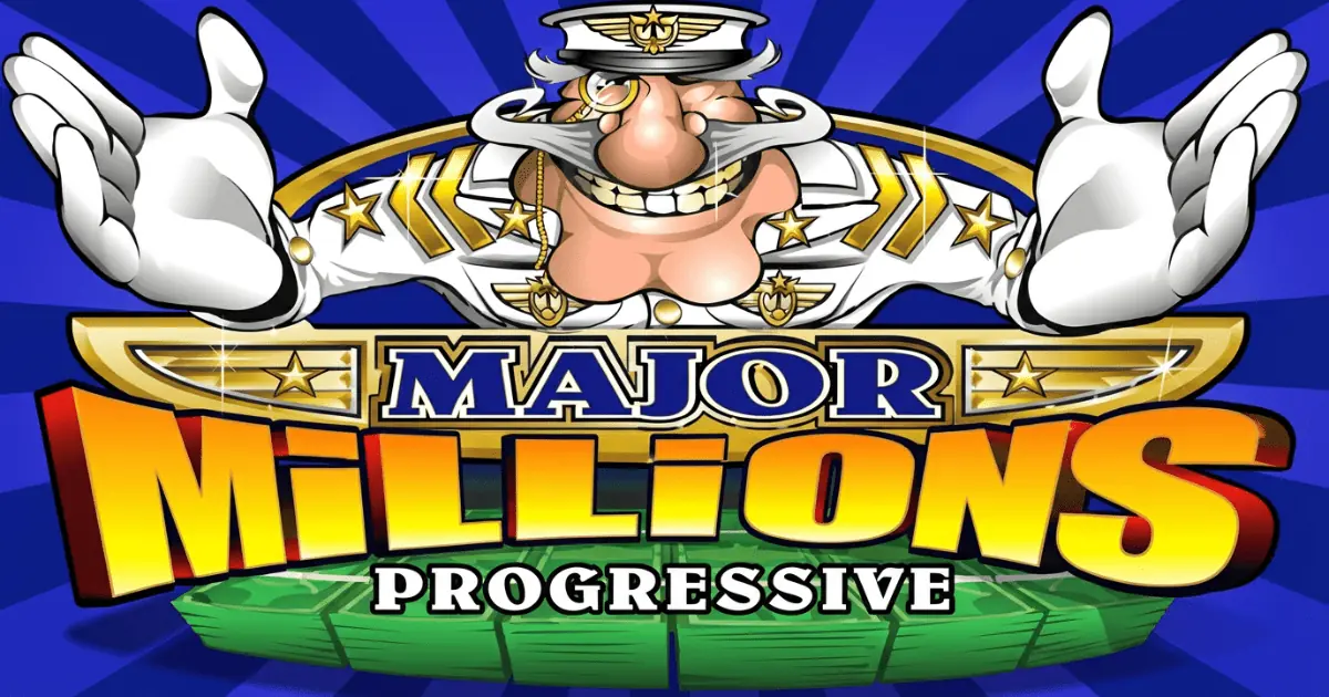 Major Millions progressive jackpot slot screenshot